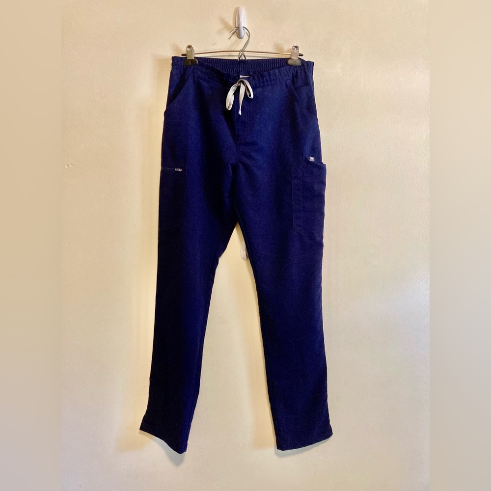 Figs Technical Collection Navy Blue Scrub Pants Medium/Tall